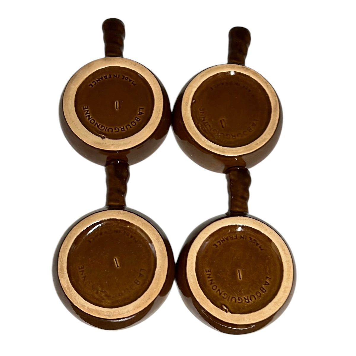 Vintage La Bourguignonne Escargot Dishes Set of 4 – French Snail Plates