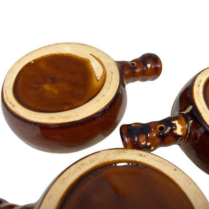 Vintage French Ceramic Escargot Dishes Set of 3 – Snail Serving Pots