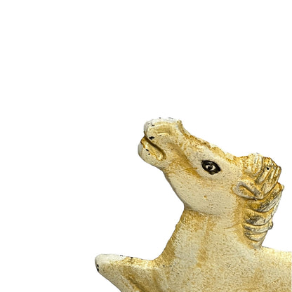French Cast Iron Horse Door Stop – Shabby Chic Farmhouse Door Wedge Doorstop