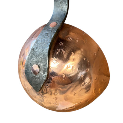 copper scoop  end of ladle