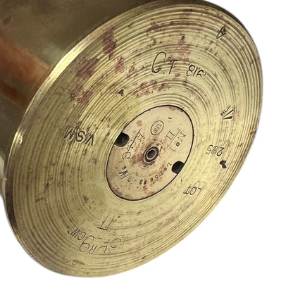 WW1 brass shell case base