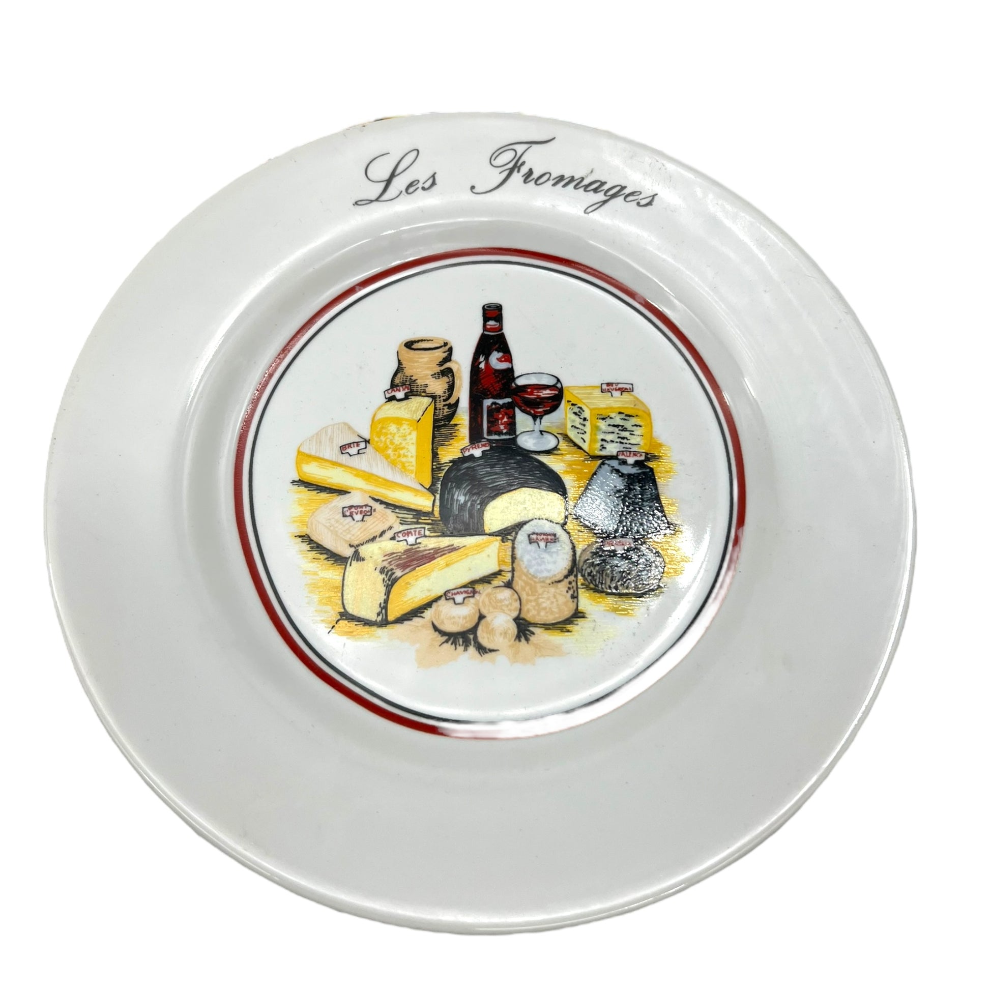 image French 6 piece cheese plate set 