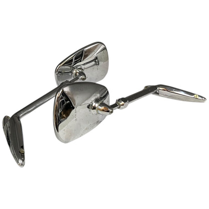 Pair of Rare Vintage Extending Chrome Car Mirrors – TP-RT III 77, Classic Towing Mirrors