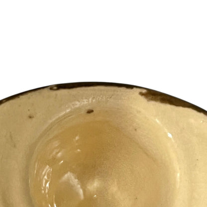 Close up of snail plates with handles on a white background