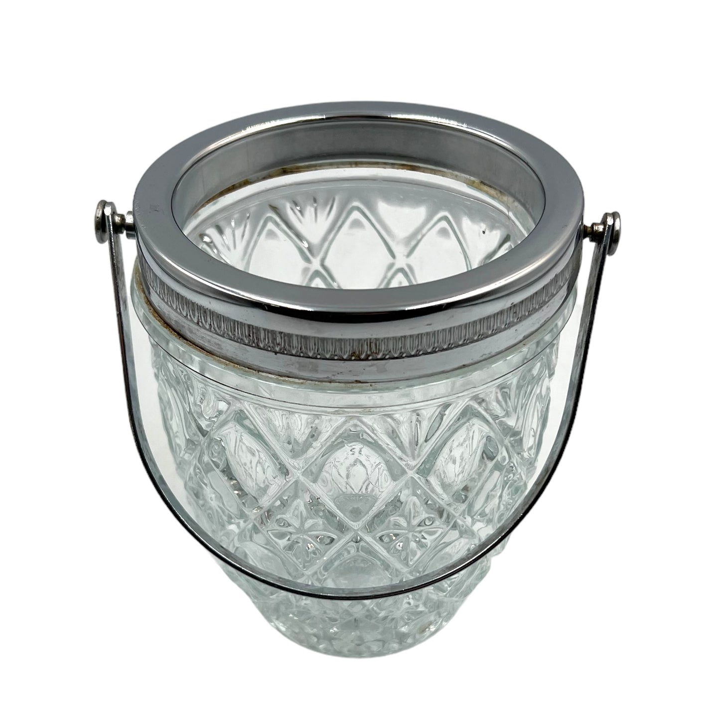 French vintage mid century ice cube bucket 