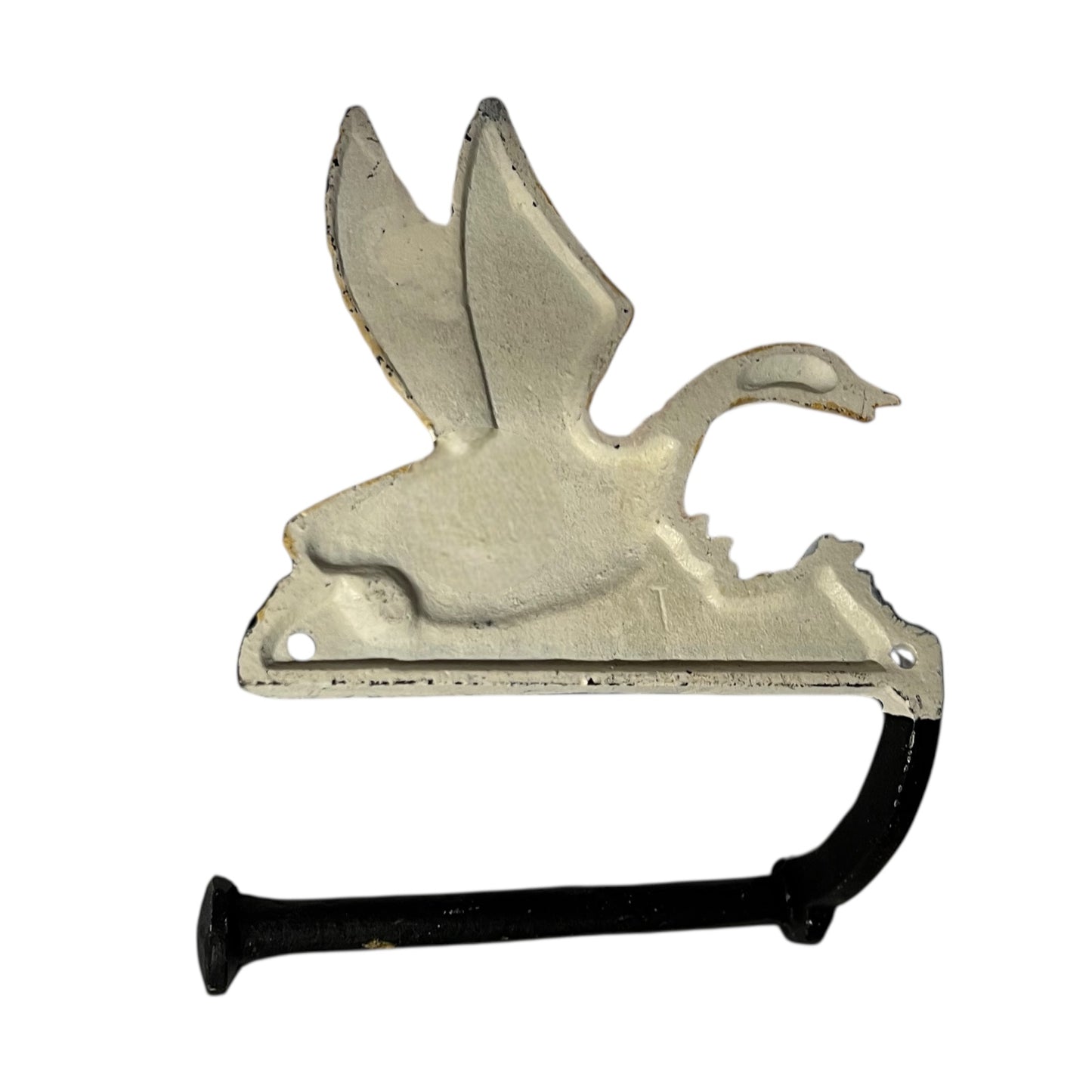 Farmhouse Cast Iron Goose Toilet Roll Holder | Vintage Style Toiler Paper Holder