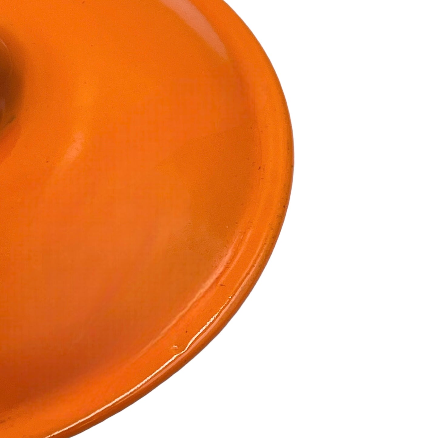 Vintage Le Creuset orange replacement pan lid