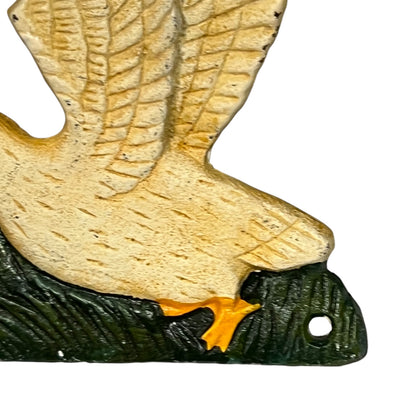 Farmhouse Cast Iron Goose Toilet Roll Holder | Vintage Style Toiler Paper Holder