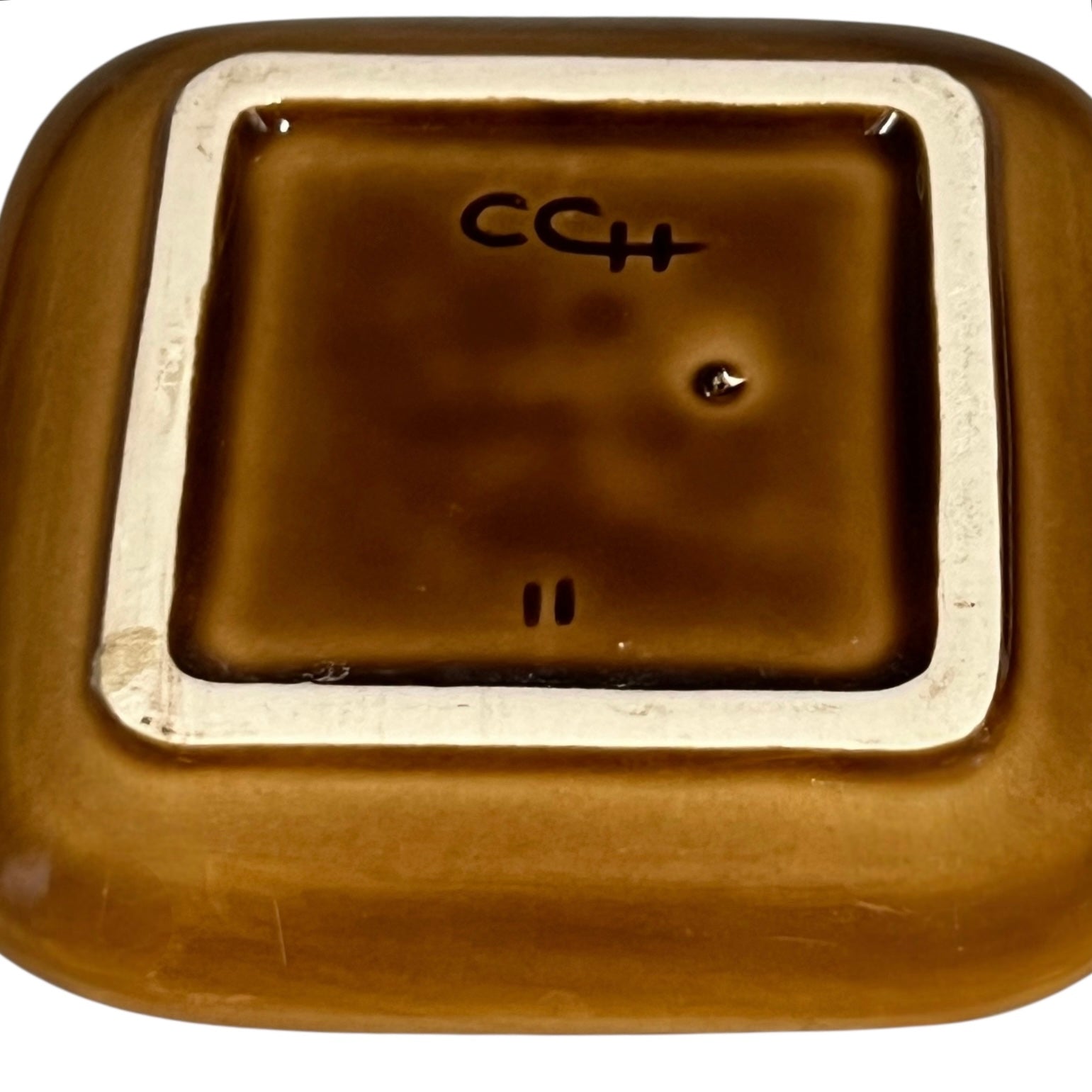 back of ceramic tray