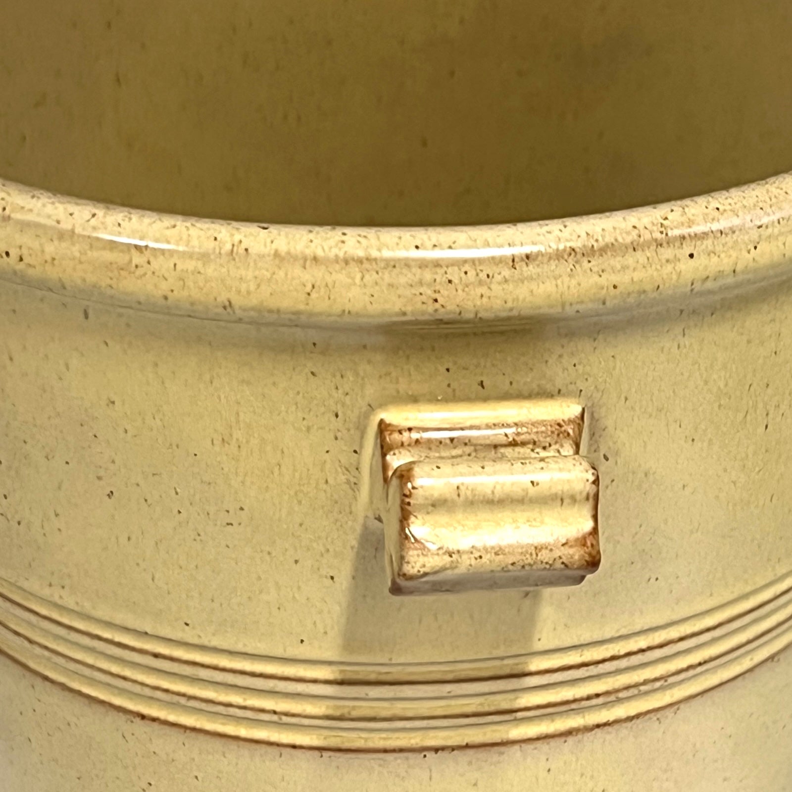 Close-up of an ice bucket  on a white background