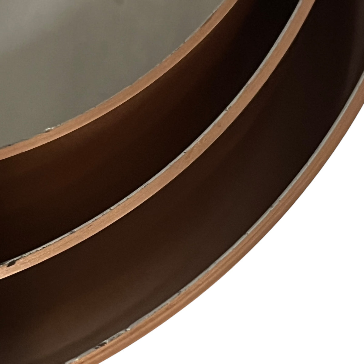 Vintage French Copper Saucepan Set of 4 | 2mm Thick | Aluminium Lined Cast Iron Handles