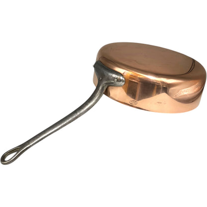 French Copper Frying Pan, 2.5mm Havard Copper Pot, Stainless Steel Lining