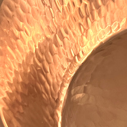 Close-up of a copper sink