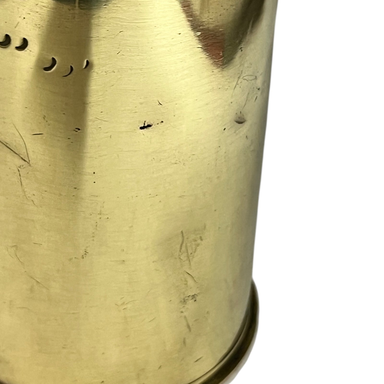 body of trench art vase