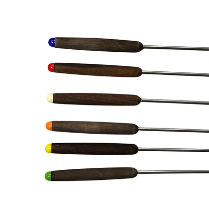 Vintage French Fondue Forks Set of 6