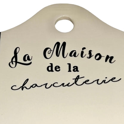 French Ceramic Charcuterie Board, ideal for Xmas, made by Masions du Monde (C78)