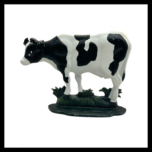 French Cast Iron Cow Door Stop, Farmhouse Chic Doorstop Wedge, Door Stay available from All Things French Store