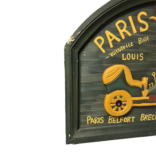Vintage Style Wooden Decorative Picture Sign – Rustic Renault Sign