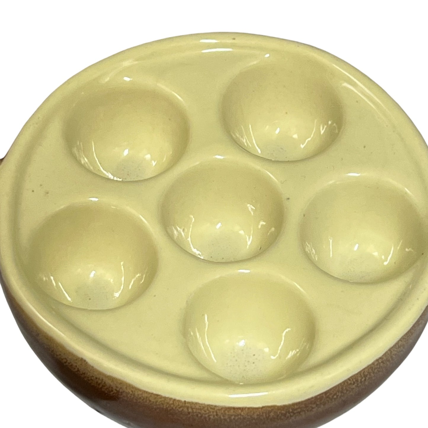 Vintage French Ceramic Escargot Dishes Set of 3 – Snail Serving Pots