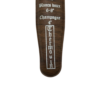 Vintage French Wine Thermometer, Sommelier Gift, Collectible Wine Accessory