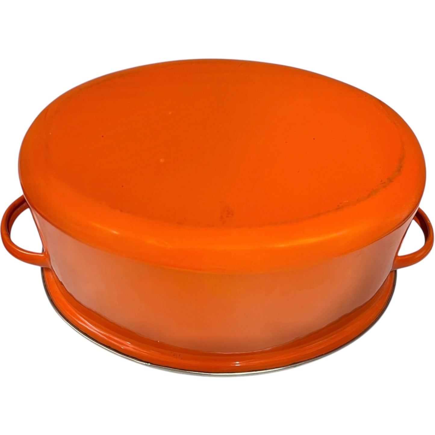 Le Creuset Casserole Dish, Orange Enamel Coated Steel with Lid  2.5 litres