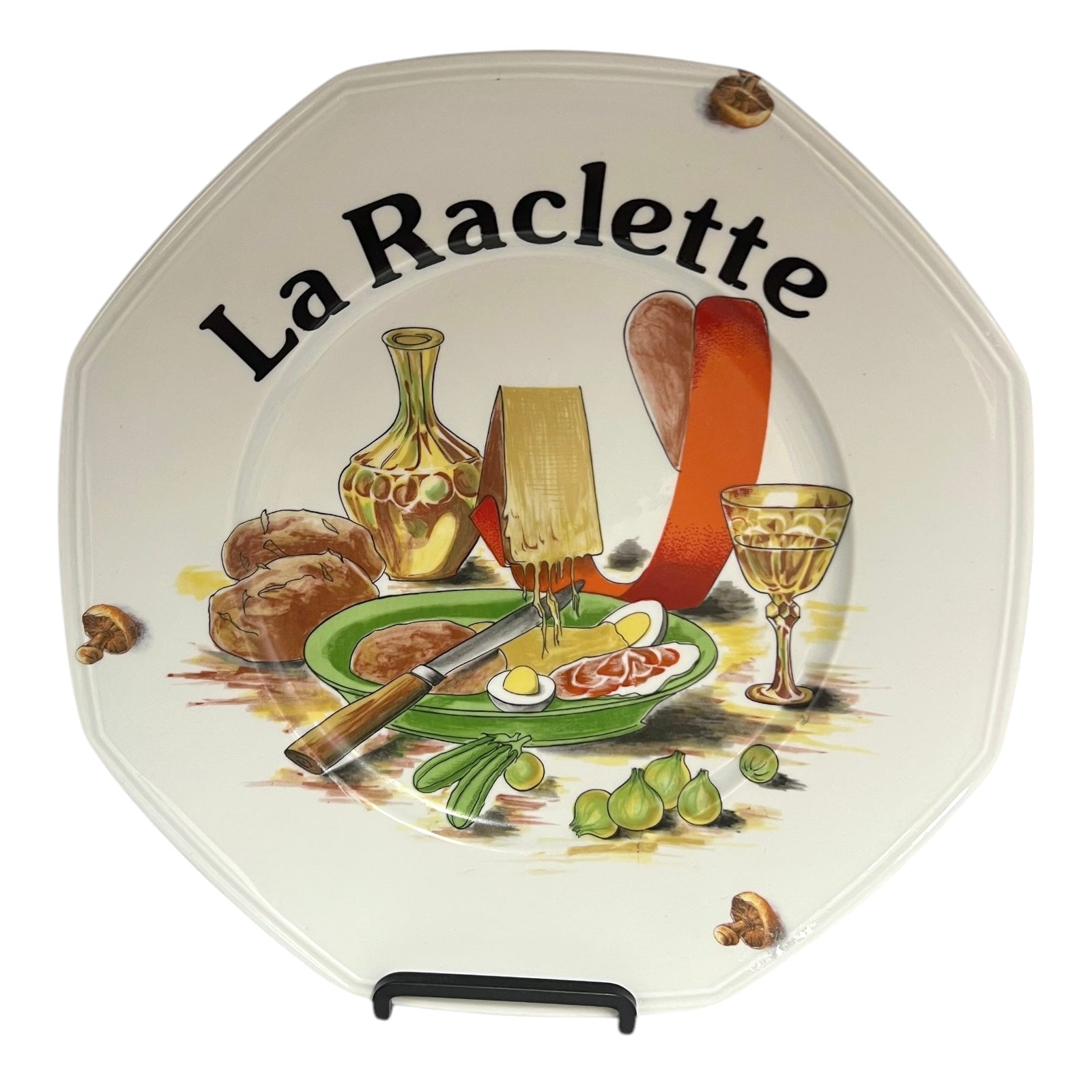 larger serving Platter decorated with a cheese recipe