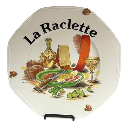 larger serving Platter decorated with a cheese recipe