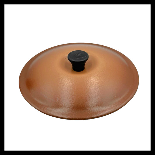 French vintage Le Creuset cast iron beige lid for sale by All Things French Store