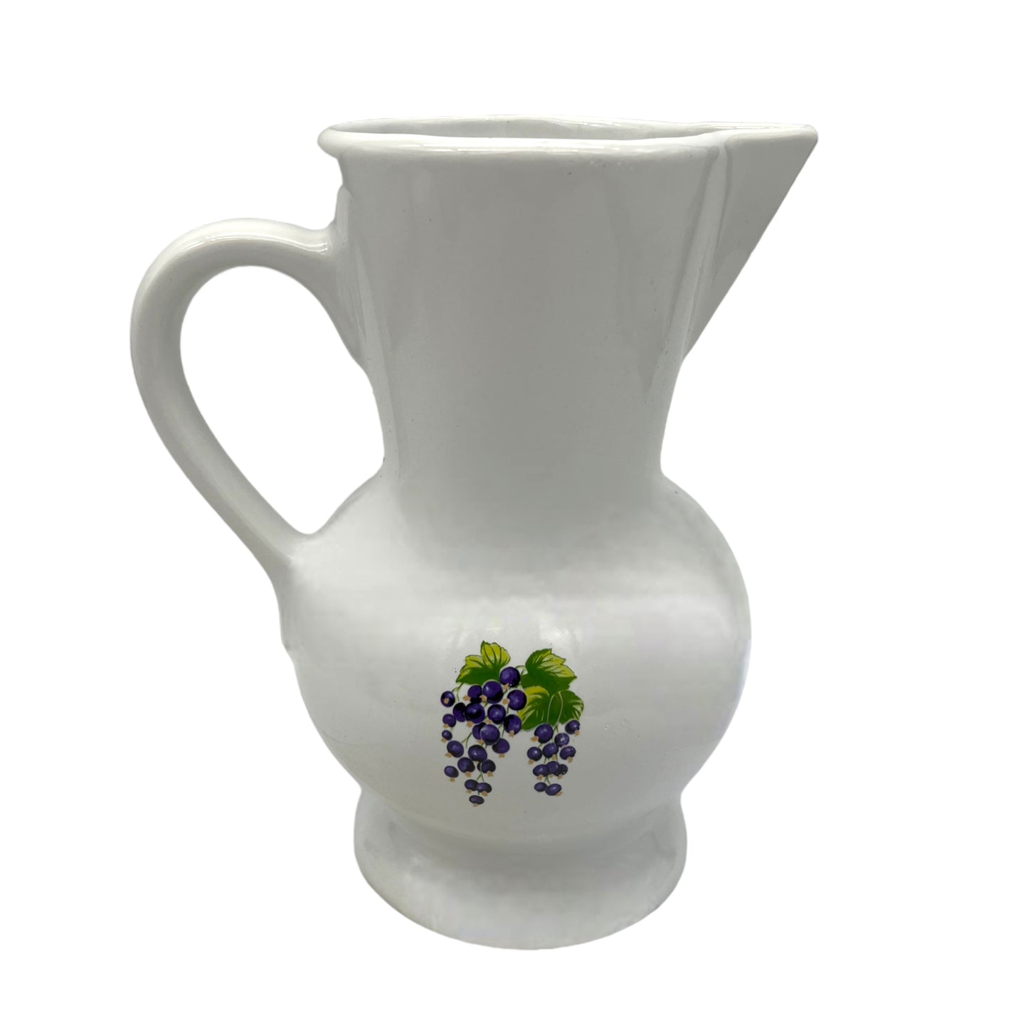 image French Revol porcelain white wine handled  pitcher jug