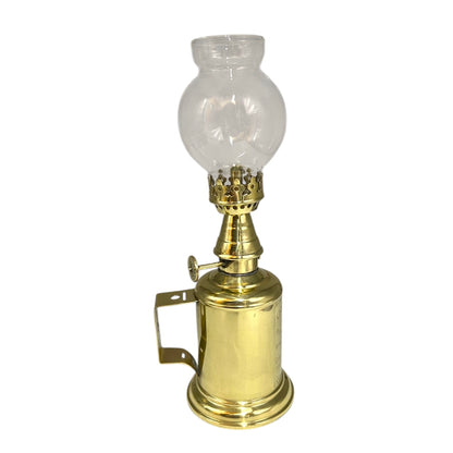 French Vintage Brass Pigeon Lamp, Wine Cellar Oil Lamp, Full Working Order