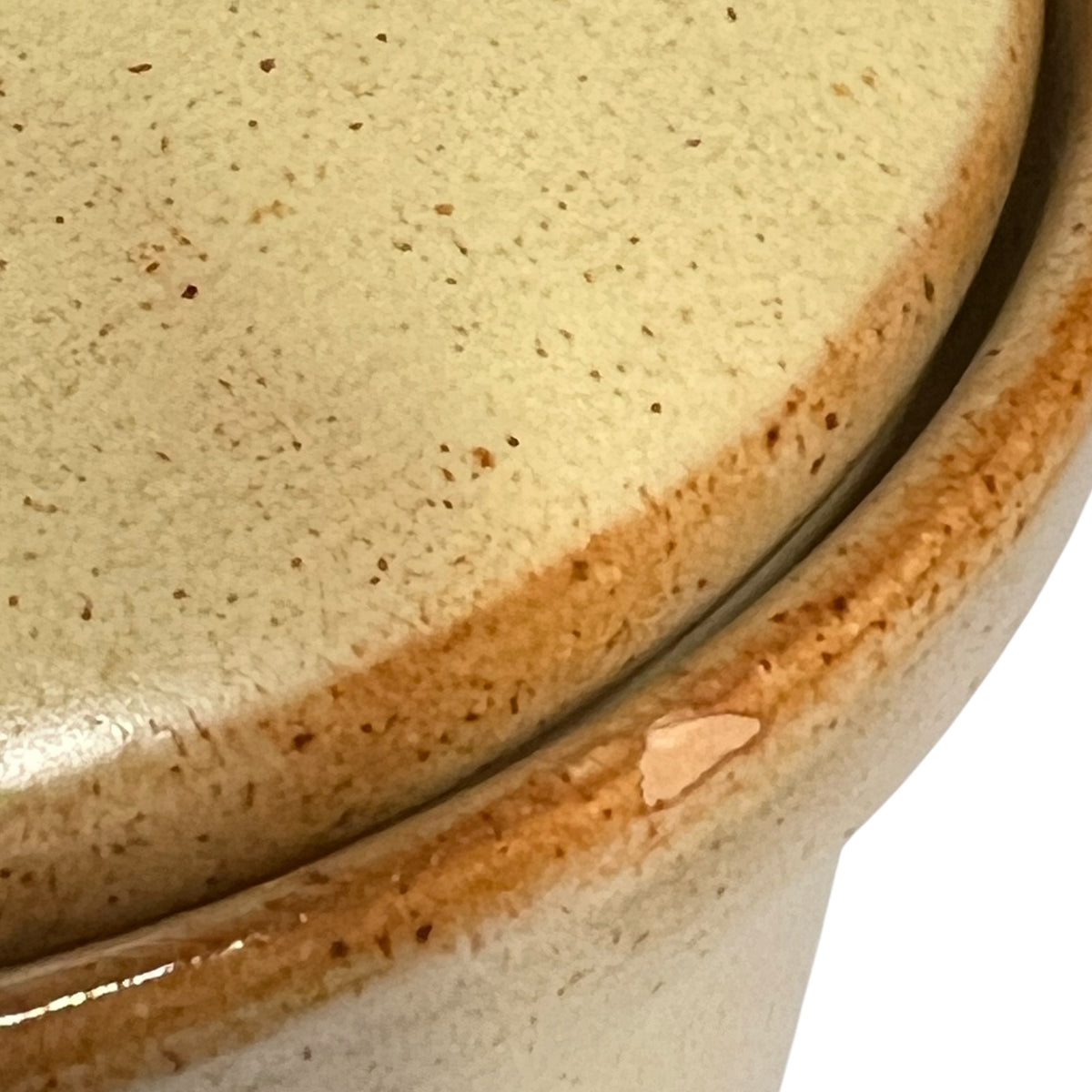 Vintage French Ceramic Onion Jar -  Kitchen Storage