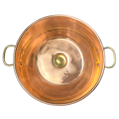 Vintage French Copper Basin Sink – Upcycled Countertop Bathroom Basin