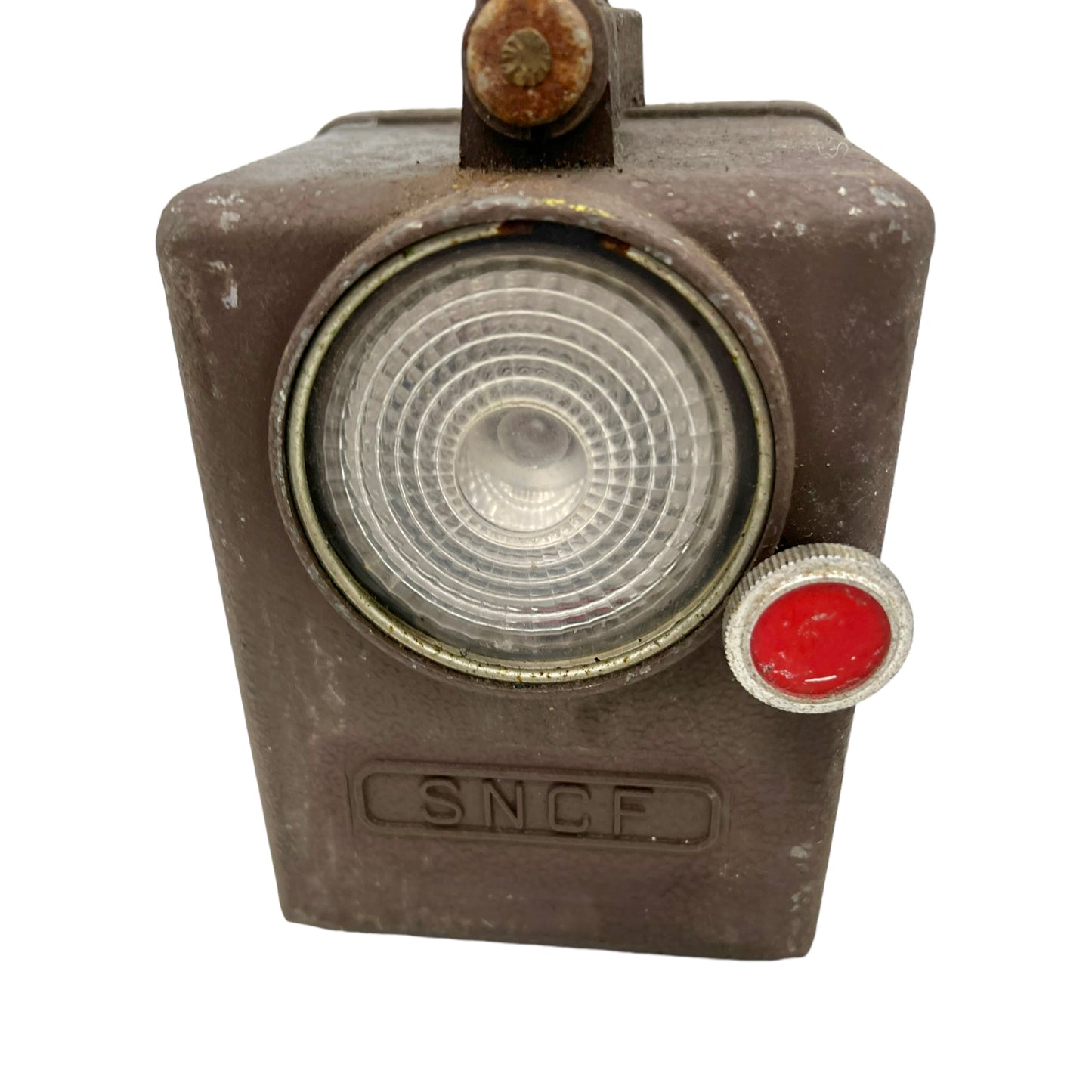 image vintage 1950s SNCF railway lamp 