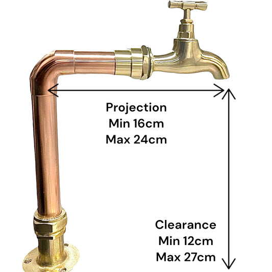 measurements available for taps