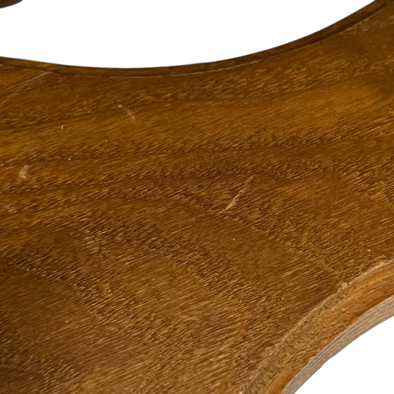 Close-up of a deer's hoof set of coat hooks on a white background