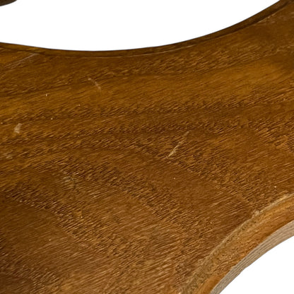Close-up of a deer's hoof set of coat hooks on a white background