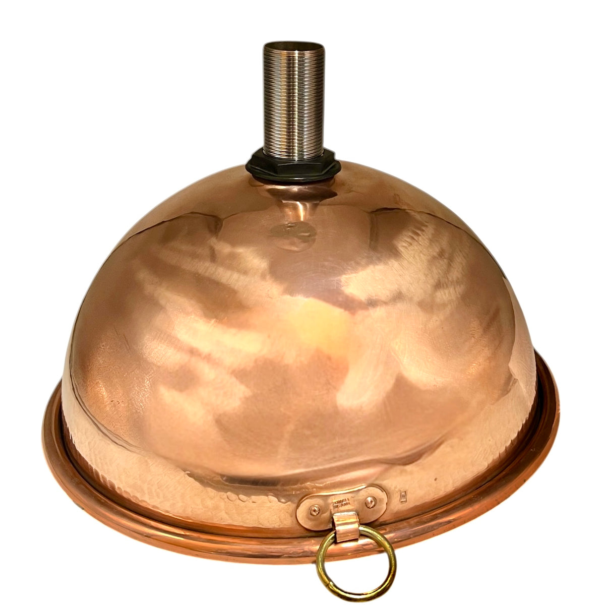 Vintage French Matfer Copper Basin Sink – Roll Top Countertop Bathroom Basin 38cm