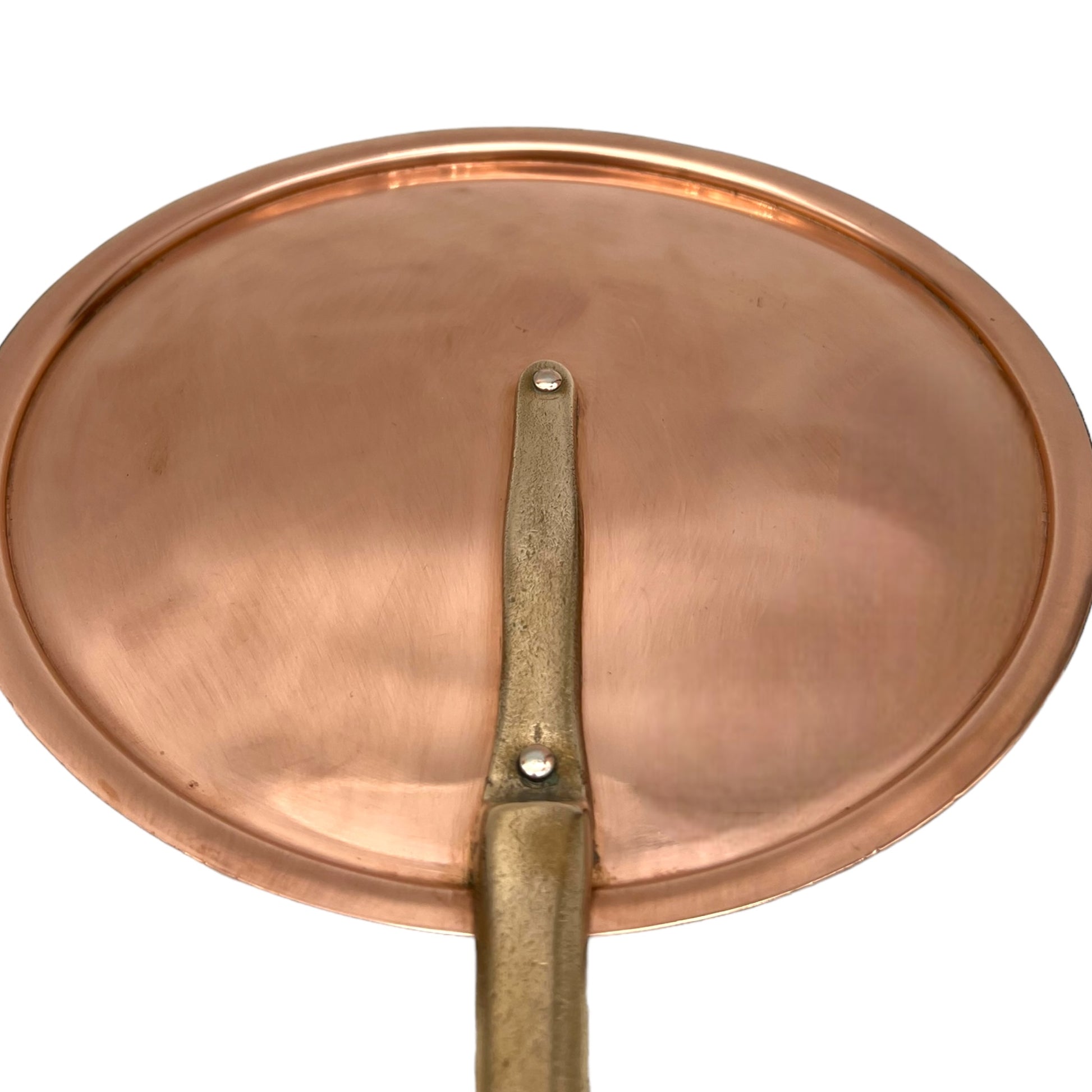 image French vintage copper pan lid