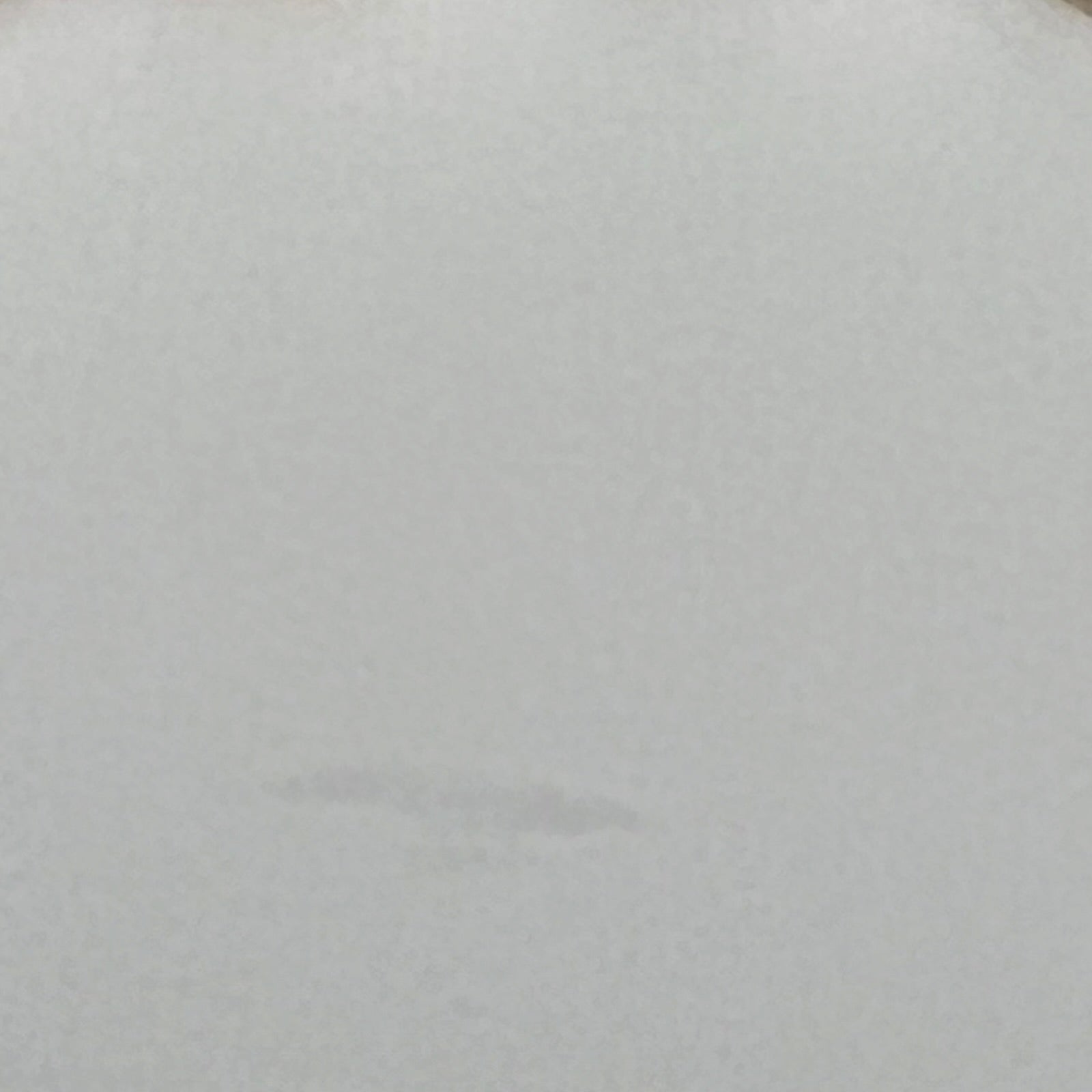 Close-up of a glass lampshade with a decorative edge on a white background