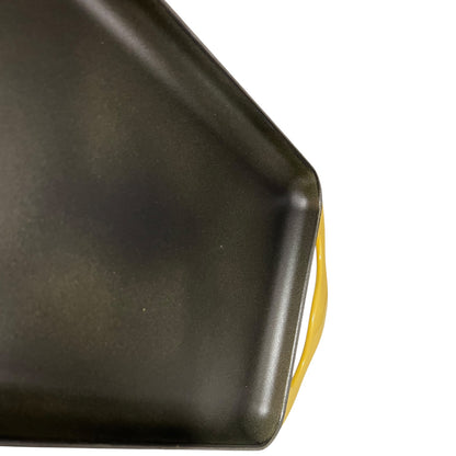 close up of cast iron griddle pan