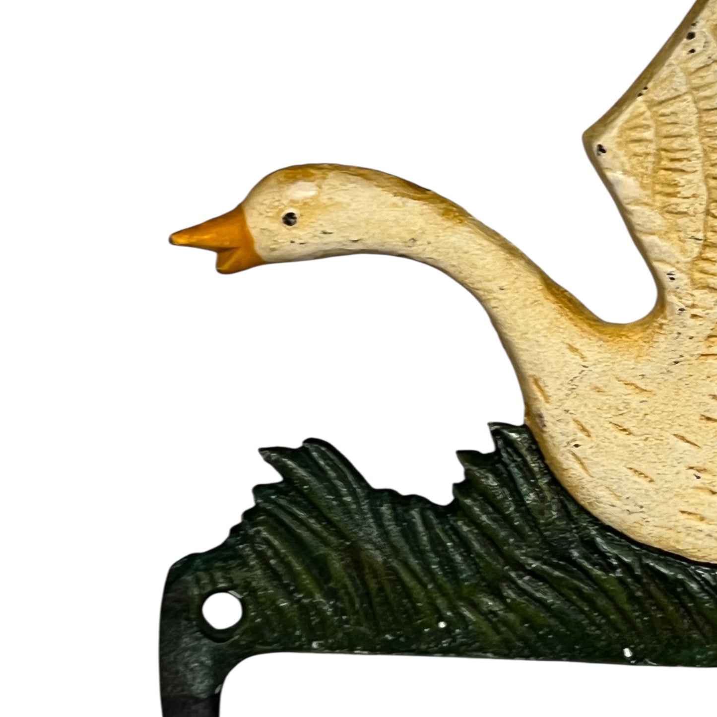 Farmhouse Cast Iron Goose Toilet Roll Holder | Vintage Style Toiler Paper Holder