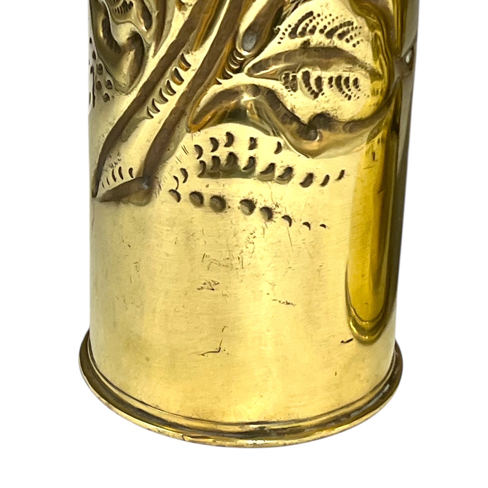 base rim of trench art vases