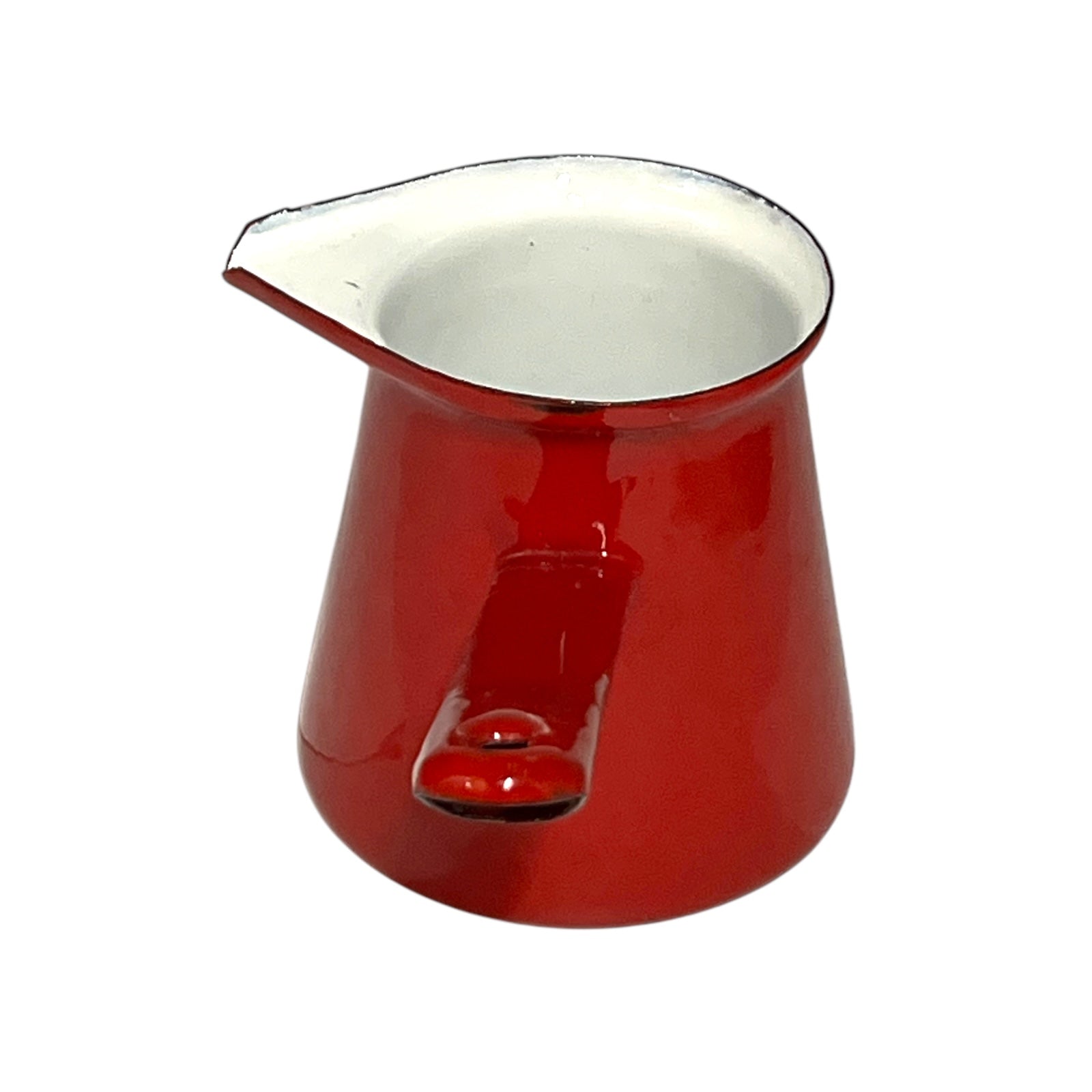 Vintage Ibili Turkish Coffee Pot Roja, Enamelled Steel in red 0.5 Litres