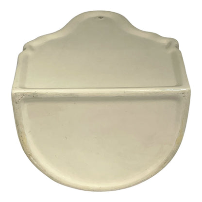 Vintage French Ceramic Salt Box – Wall-Mounted Sel Crock with Lid