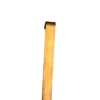 copper handle on a white background