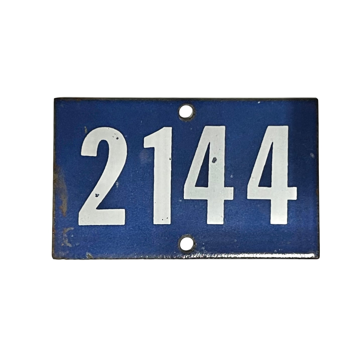 Vintage French Blue Enamel Door Number or Gatepost Numbers 2009 - 2299 available