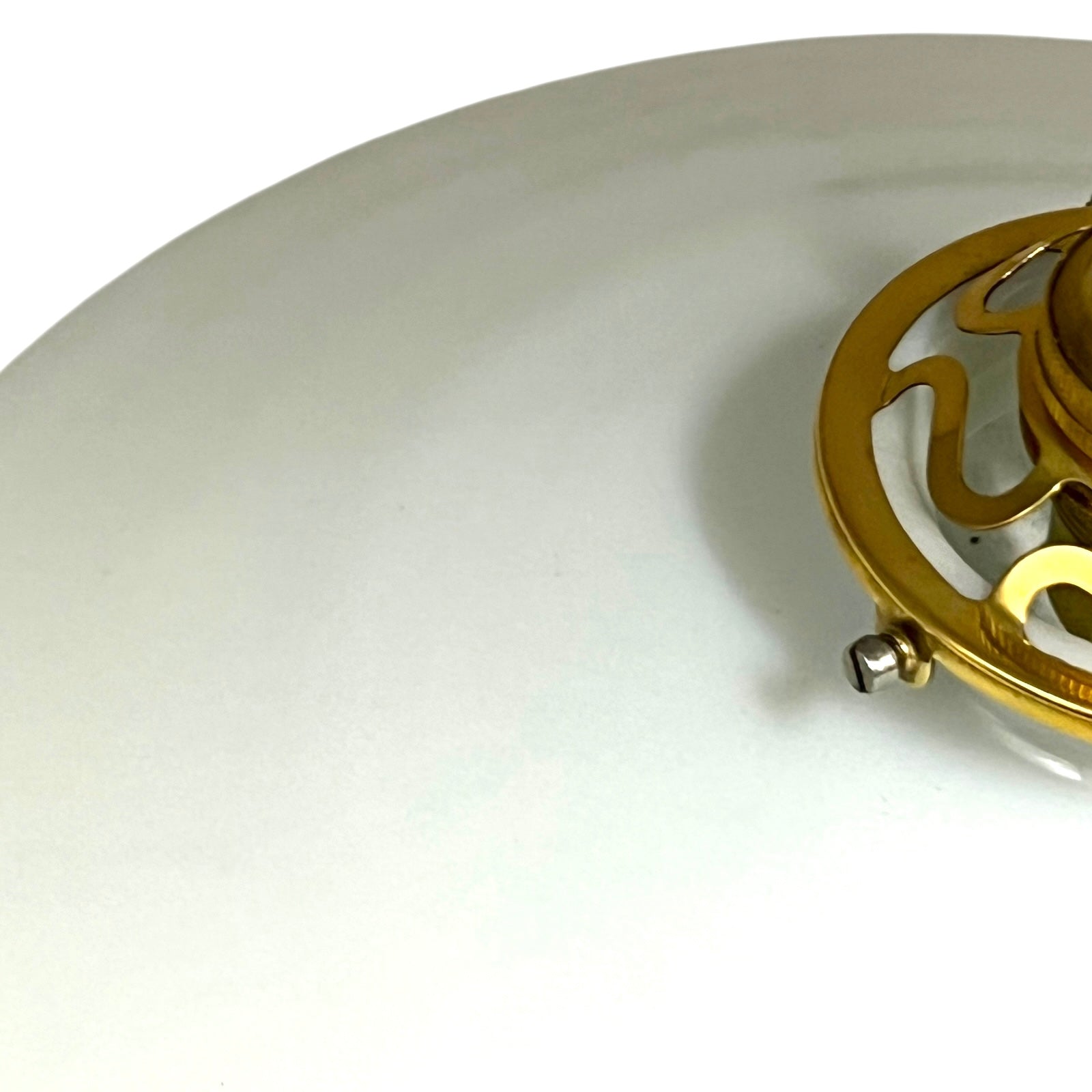 top view of glass lightshade