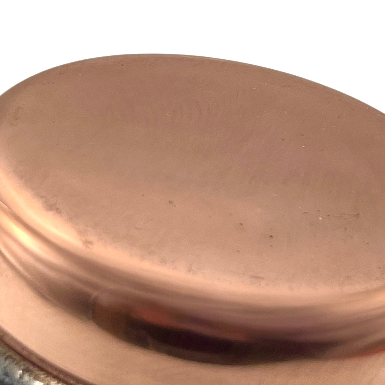 French copper saucepan base