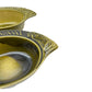 image pair of green fish shaped pie dishes 