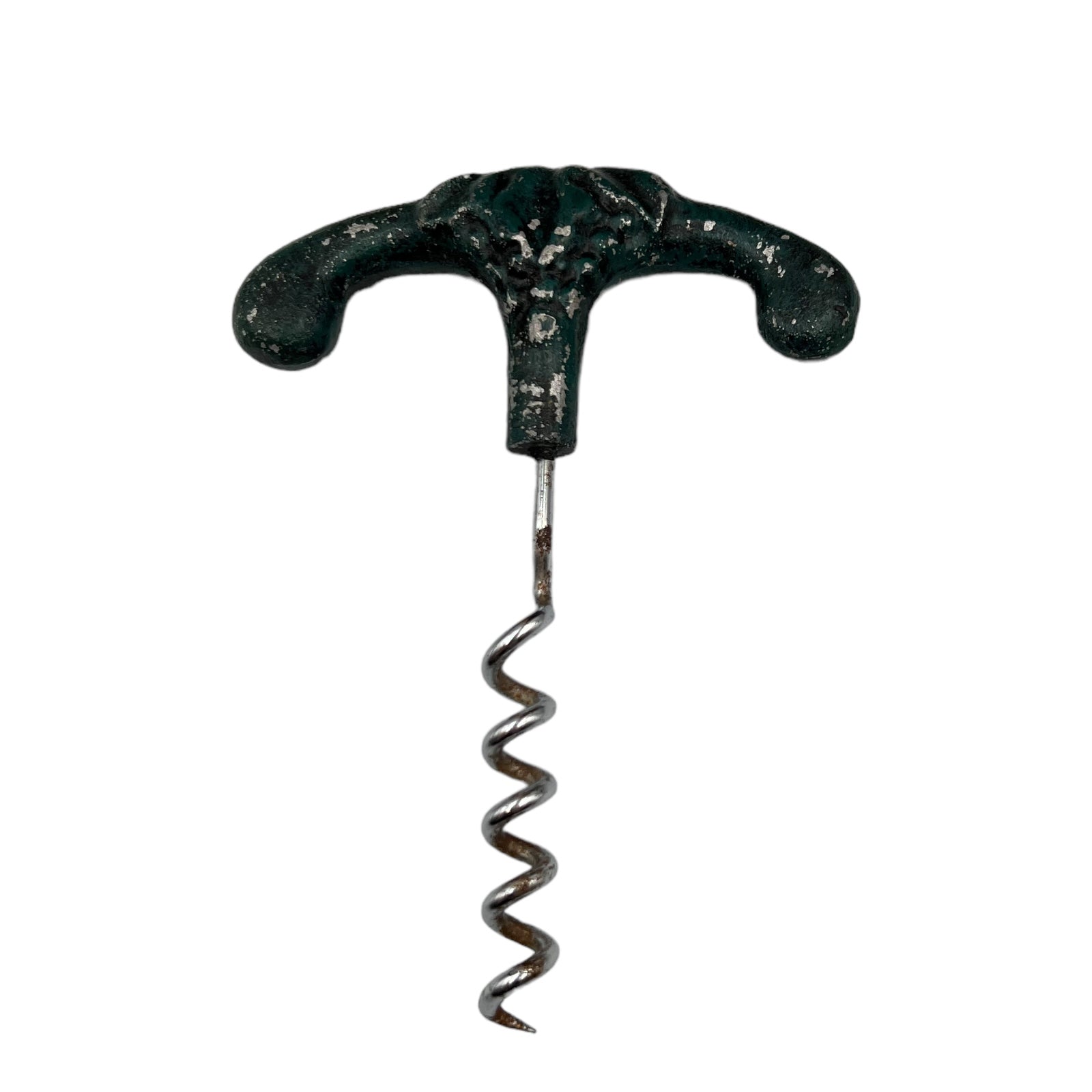 French cast iron wall mounted corkscrew bottle opener